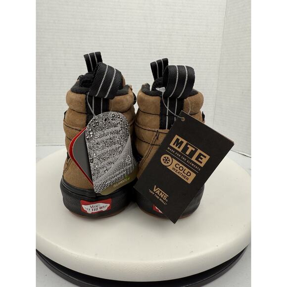 VANS SK8-Hi MTE-2 Womens Sz 9 Dachshund Brown Black Waterproof Hiking Shoe Boots - Picture 6 of 12